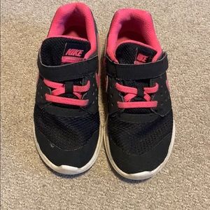 Nike black and pink